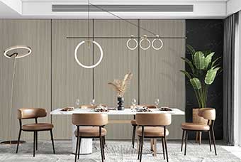 吕梁轻奢风格-餐厅