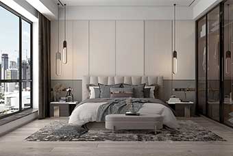 吕梁现代风格-卧室
