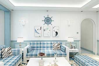 吕梁地中海风格-客厅
