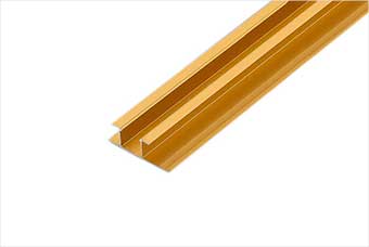 吕梁航空纤维墙咔铝合金带灯中条（钛金氧化）