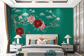 吕梁森佰汇航空纤维墙咔（爱情花语）