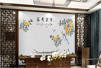 吕梁森佰汇航空纤维墙咔（富贵荣华）