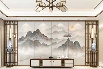 吕梁森佰汇航空纤维（山水画系列）