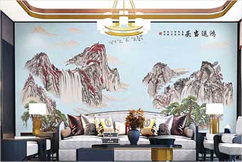 吕梁森佰汇航空纤维墙咔（鸿运当头）