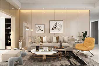 吕梁客厅空间案例